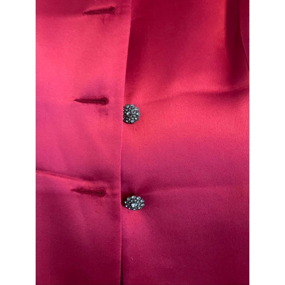 100% Silk and real fur suit - Picture 3 of 8